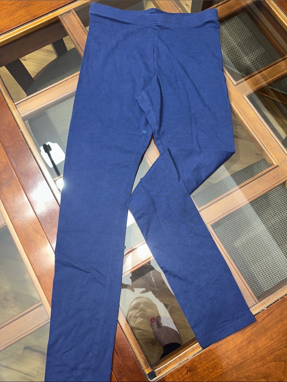 Old Navy Navy Blue Girls' Stretch Leggings, NEW XXL